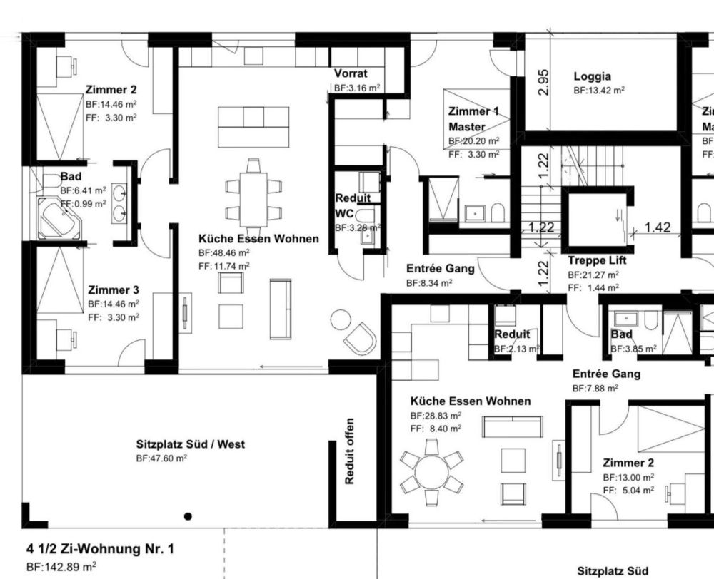moderne 4.5 Zimmerwohnung im Erdgeschoss mit grosszügigem Sitzplatz - Bild 6