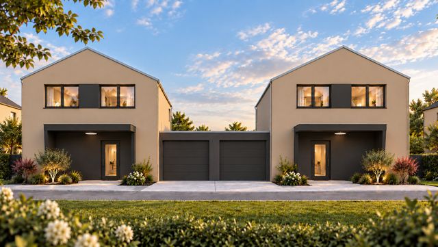À louer à Choëx - Deux villas jumelles neuves de haut standing avec terrasses et jardin privatif - Maison 6.5 pièces - image - 2