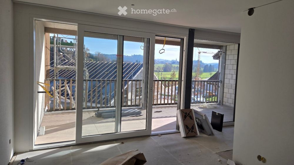 Moderne 2-Zimmer-Wohnung in Neubau mit Weitblick in Vordemwald - Bild 1