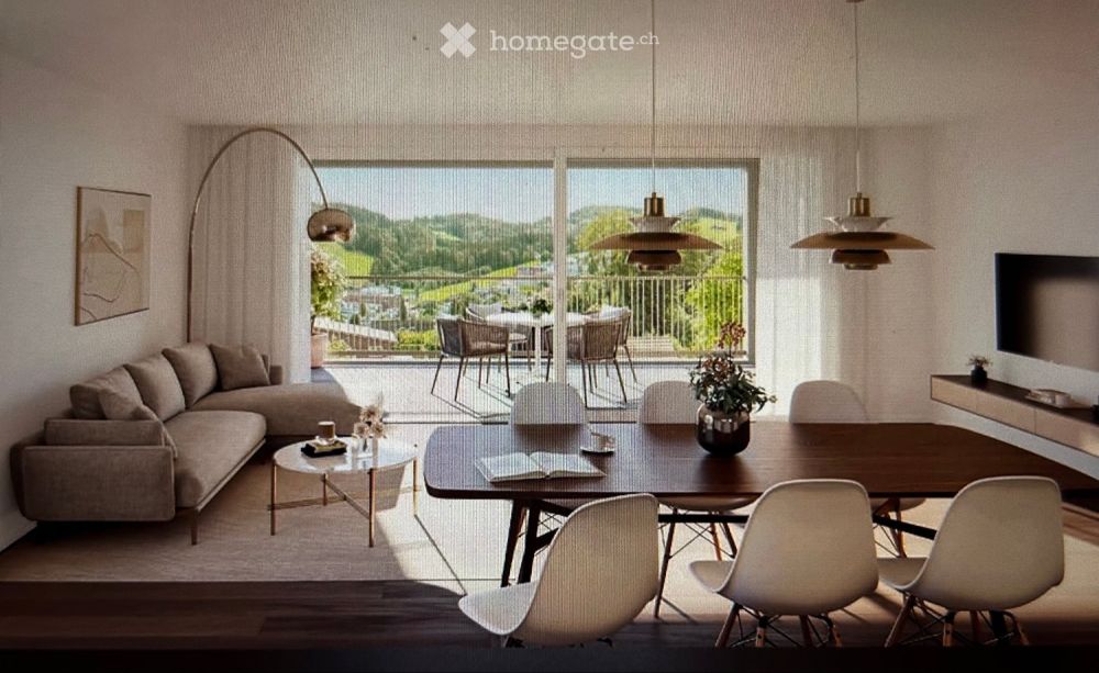 Neubau-Erstvermietung: 2.5 Wohnung mit traumhafter Aussicht - Bild 1