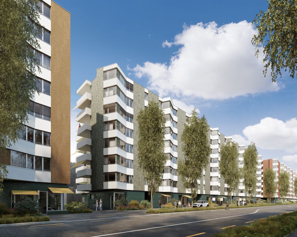 Familienwohnung in der belebten Liegenschaft "ZHIL Manegg" - Strasse_21.jpg