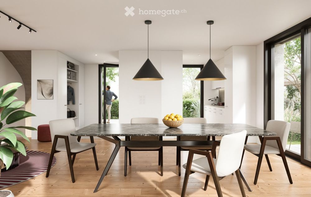 Modernes 5.5-Zimmer-Doppelhaus mit Attika-Terrasse und Garten – Neubau in Oftringen - Bild 4