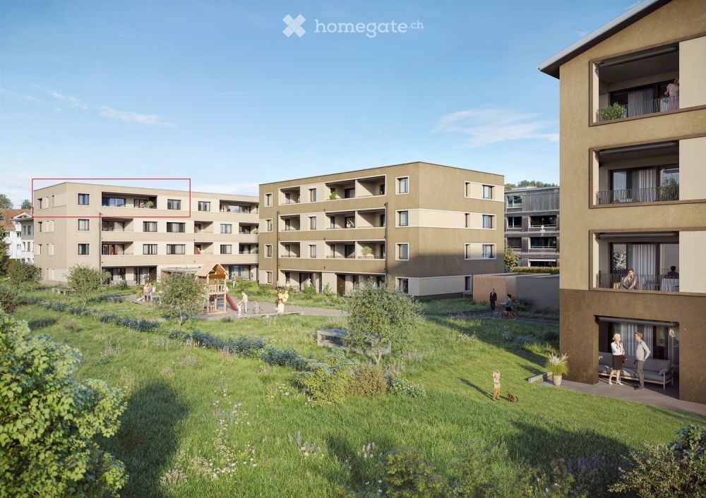 Erstvermietung 5½-Zimmer-Attikawohnung (Neubau/Eigentumsstandard) - Bild 1