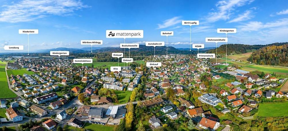Neubau-Wohnung 3.5 Zimmer im Mattenpark Othmarsingen - Bild 1