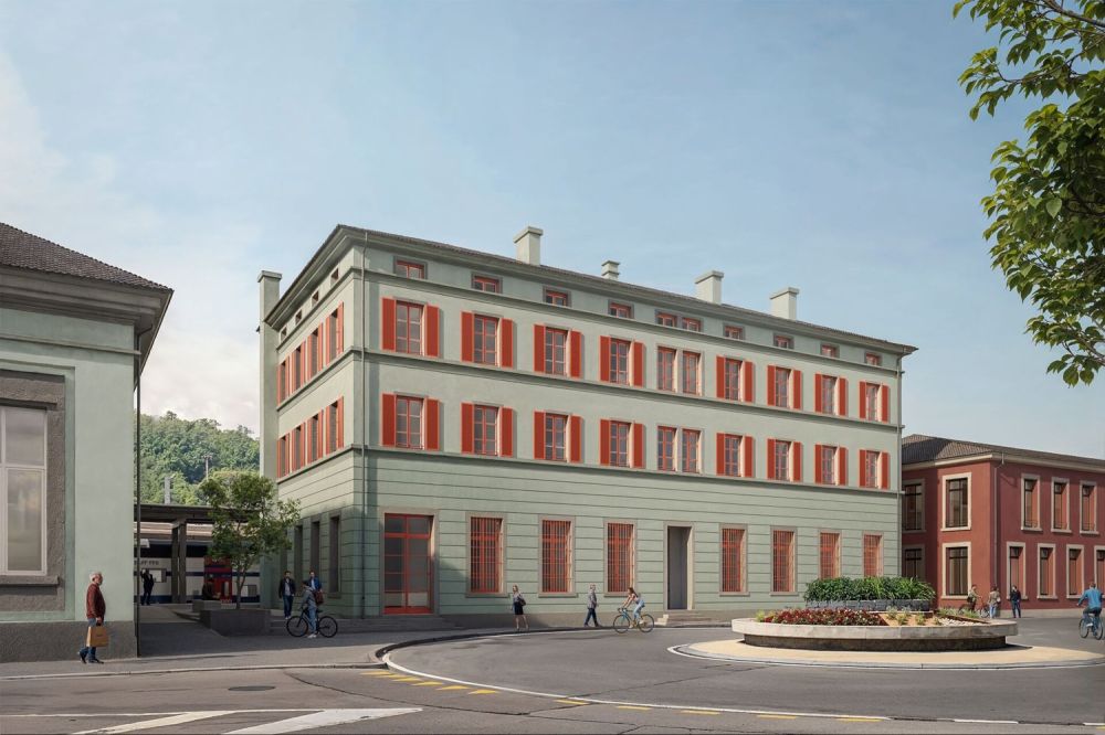 Appartamento 2.5 locali di 70,00 m2 al 2. piano in zona centrale e soleggiata (App. 4) - Visualizzazione_Esterno_Posat Italiana_Chiasso.jpg
