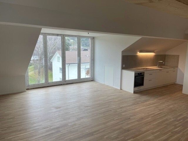 Heimelige Dachwohnung sucht Single! - Wohnzimmer