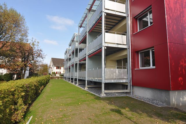 4.5 Zimmerwohnung - Aussenansicht Balkone