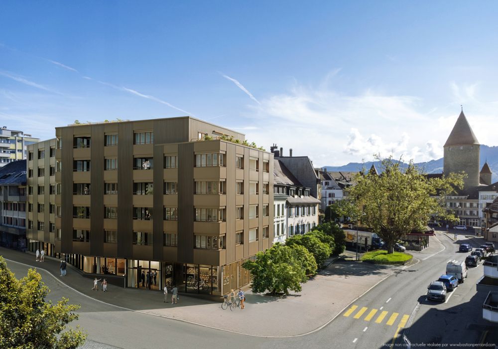 Appartement moderne de 3.5 pièces, idéalement situé à Bulle - Bâtiment