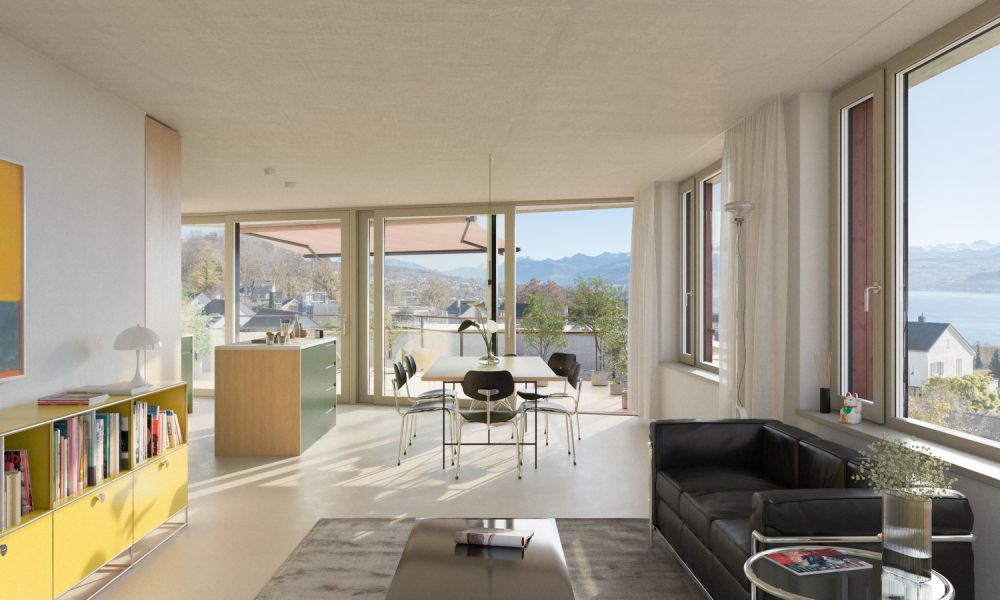 Naturnah & Modern - Neubau-Attikawohnungen in Meilen - Bild 1