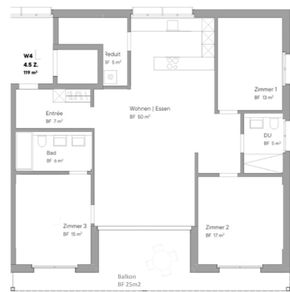 Moderne Neubauwohnung im Herzen des Zürcher Weinland's - Bild 6
