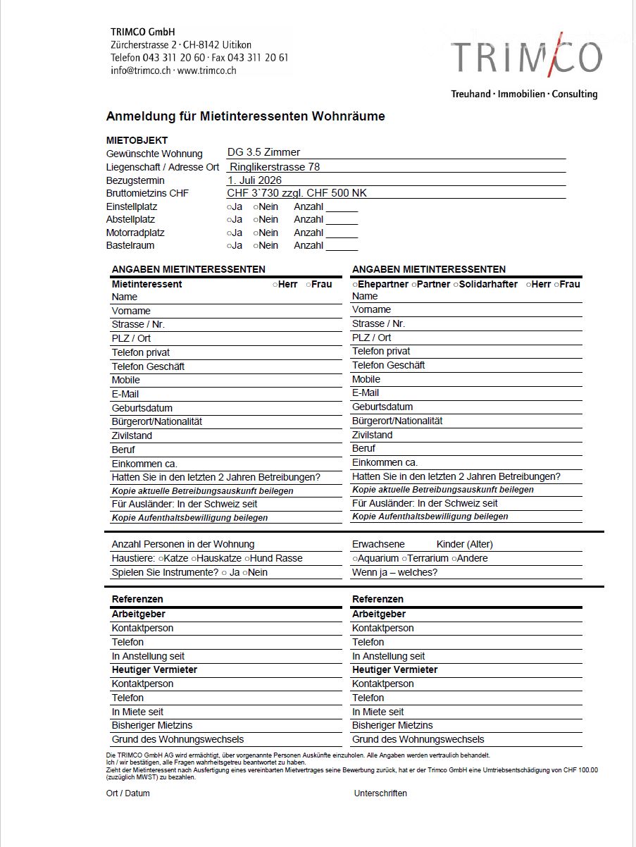 Moderne 3.5-Zimmer-Wohnung mit Ausblick an sonniger Lage zu vermieten - Bild 4