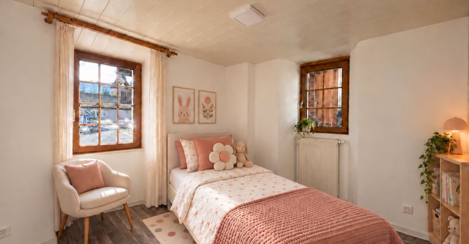 A louer à Muraz : appartement de 68 m2 avec chambre spacieuse et bureau séparé - Appartement 3 pièces - image - 4