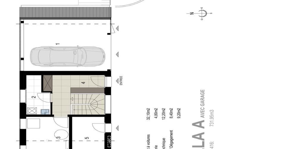 Villa individuelle NEUVE de 4,5 pièces avec belle vue sur la plaine. - Maison terrasse 4.5 pièces - image - 8
