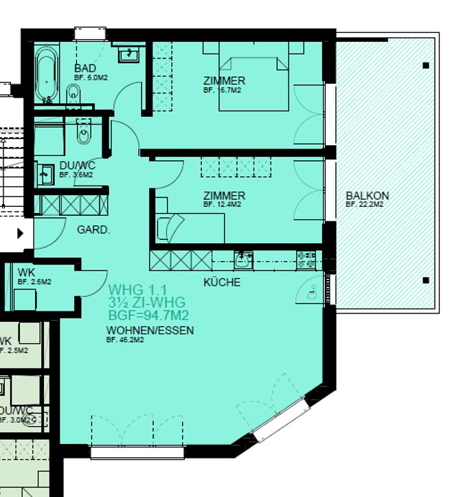 3.5-Zimmerwohnung - Wohnen mit höchstem Komfort im Steuergünstigen Wollerau - Bild 9