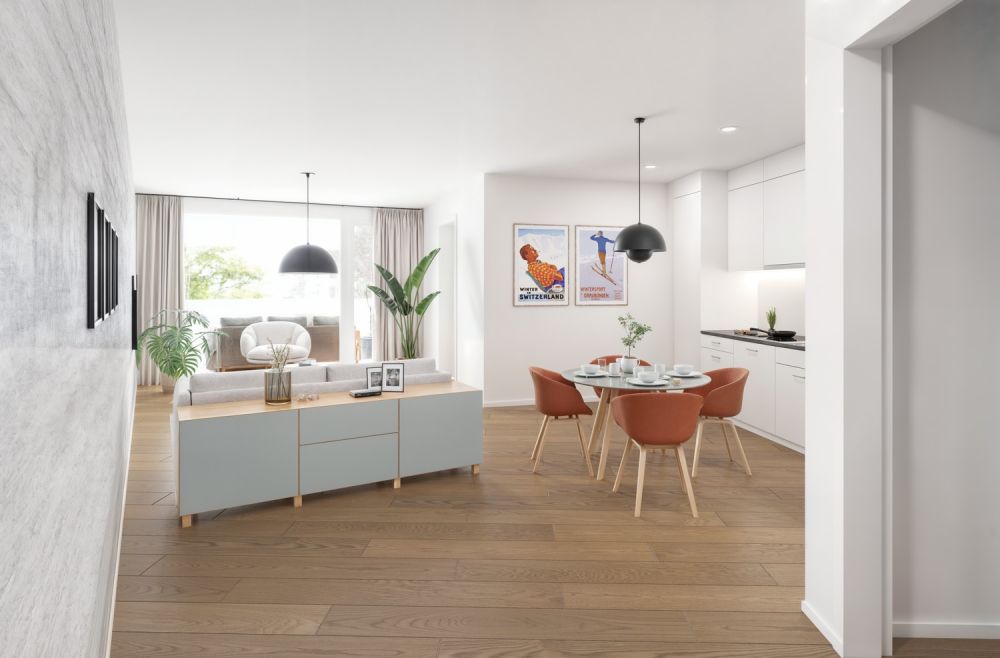 Attraktive 2.5-Zimmer-Wohnung mit Reduit & grosszügigem Aussenbereich im Neubau Radial - Bild 3