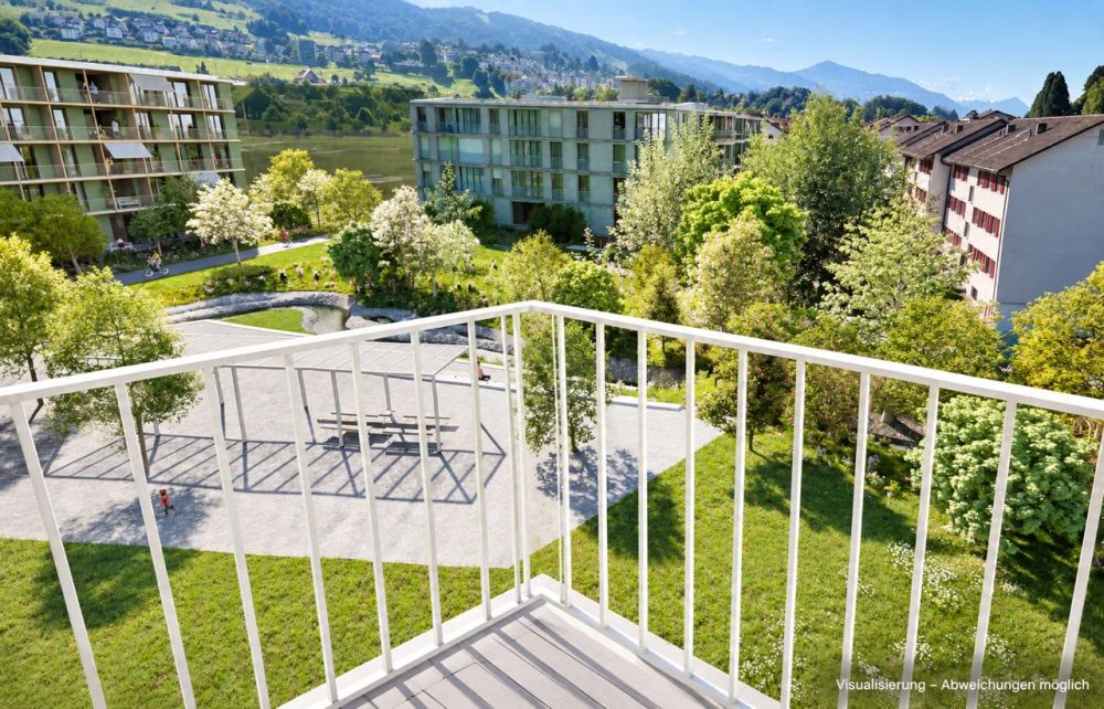 Moderne 3.5-Zimmer-Wohnung mit Bergblick und Balkon in Zug - Bild 12