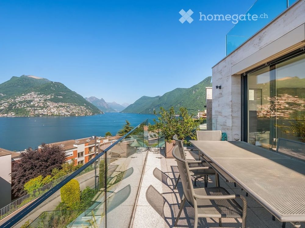 Moderno appartamento di 4.5 locali con vista lago a Paradiso - Bild 2