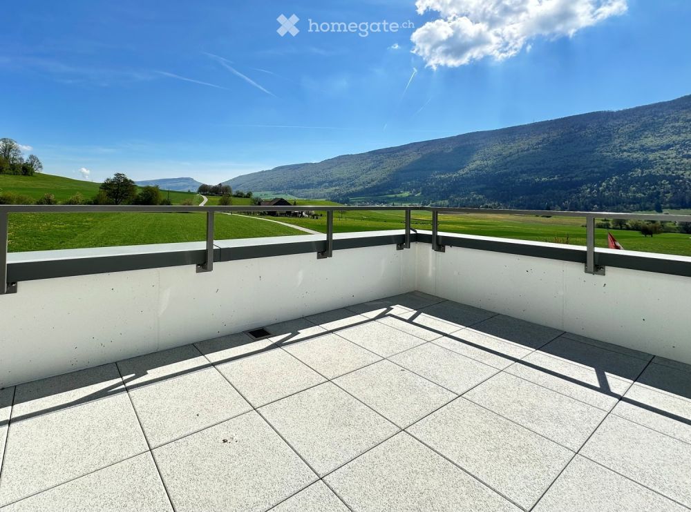 4,5 Zimmer Neubauwohnung mit unverbaubarem Ausblick ins Grüne, in den Naturpark Thal - Bild 2