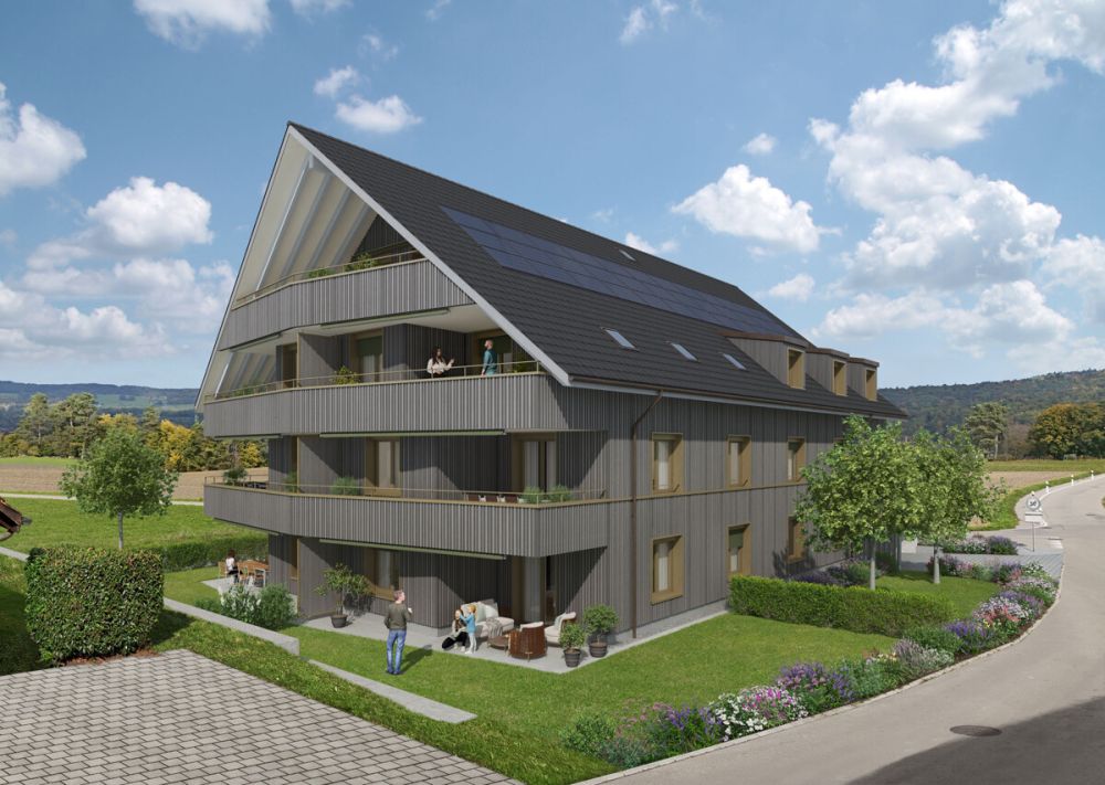 Neubauprojekt LANDLIEBI - 2.5-Zimmer-Wohnung im 1. Dachgeschoss - Bild 1