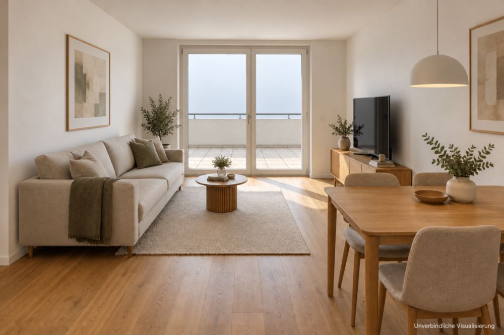 2.5-Zimmer-Neubauwohnung mit grosszügiger Sonnenterrasse - Bild 1
