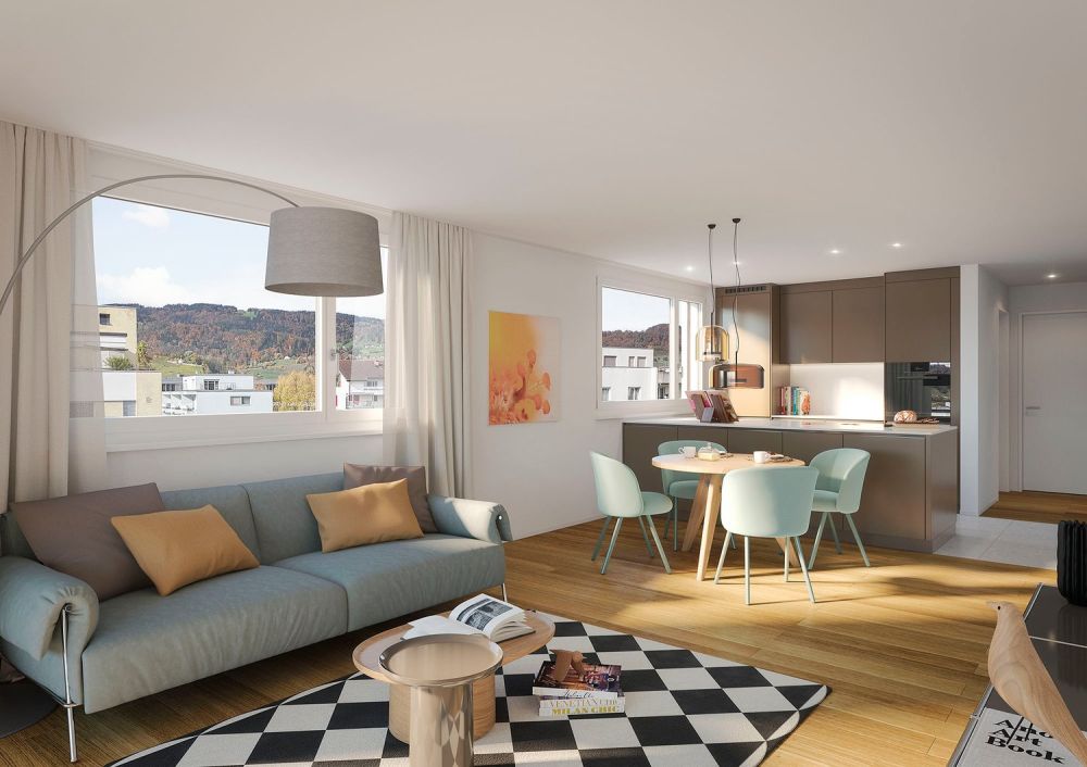 NEUBAU - Moderne 2½-Zimmer-Wohnungen mit Balkon in Heerbrugg - Bild 6