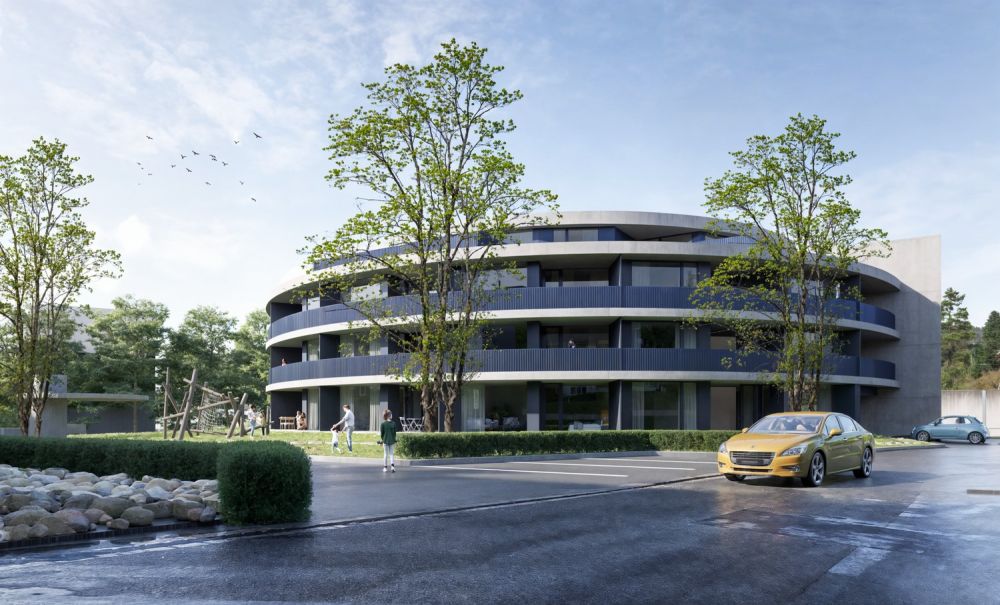 Exklusive 2.5-Zimmer-Attika-Wohnung mit grosser Terrasse im Neubauprojekt Radial Rupperswil - Bild 1