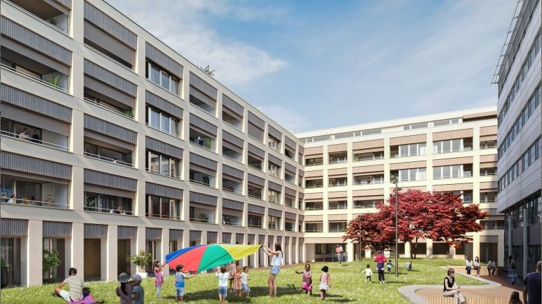 Moderne Single-Wohnung mieten - Aussenansicht