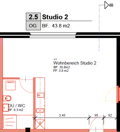 1-Zimmerwohnung im Grünen mit modernem Innenausbau - Bild 7