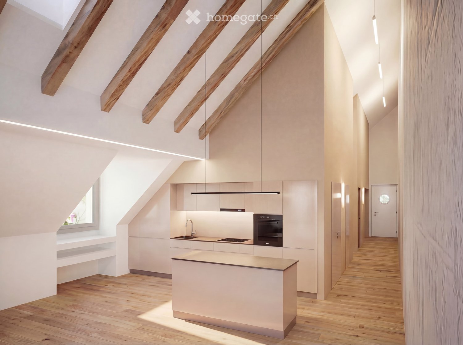 3.5-Zimmer-Dachwohnung mit Panorama & Eigentumsstandard – naturnah wohnen in Wernetshausen - Bild 5