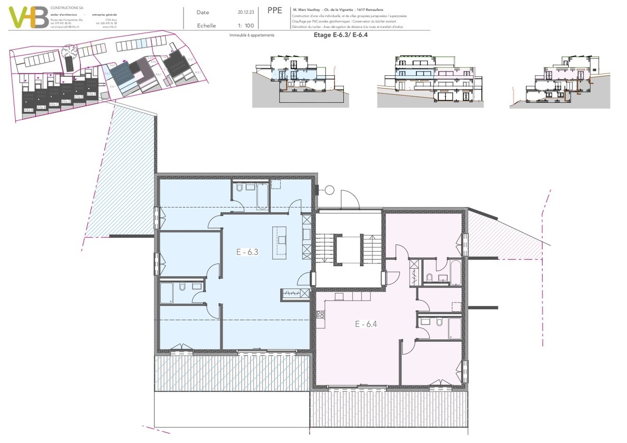 Spacieux 3,5 pièces neuf avec grand balcon et jardin - Bild 1