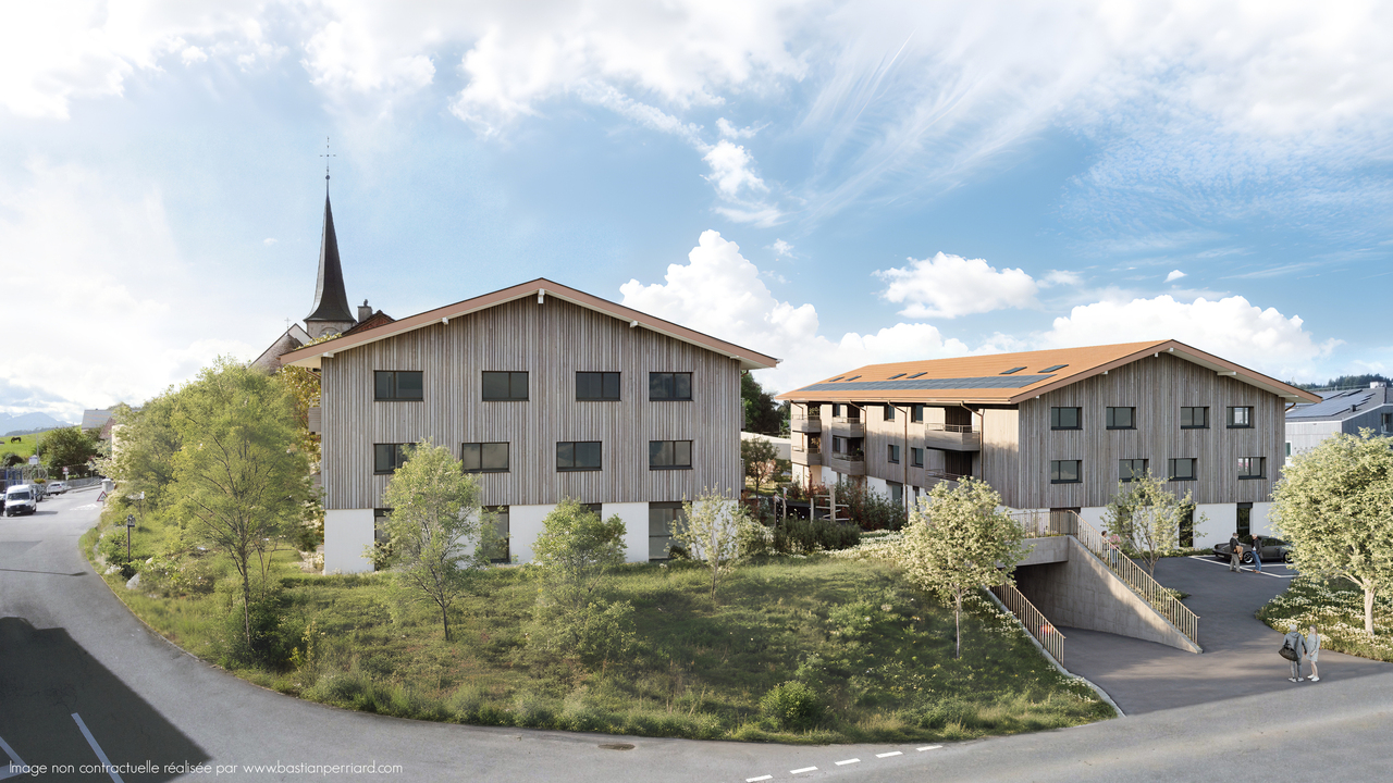 Appartements neufs de 2,5 pièces dans un cadre verdoyant - Bild 3