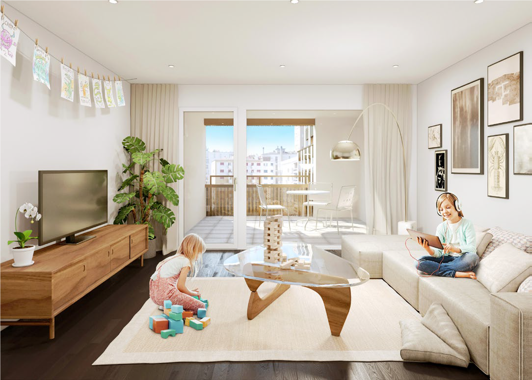 Appartement D63 neuf de 3.5 pièces à louer sur plan - Bild 2