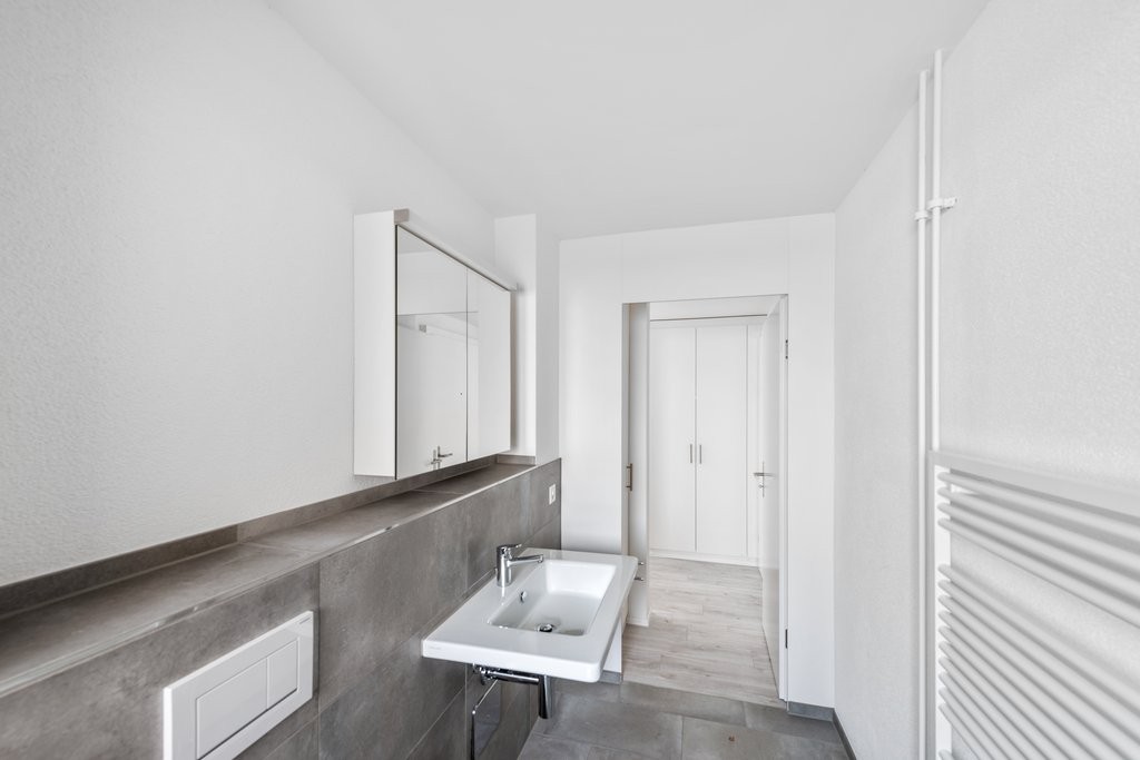 Schöne, zentral gelegene Neubau-Wohnung - Nasszelle