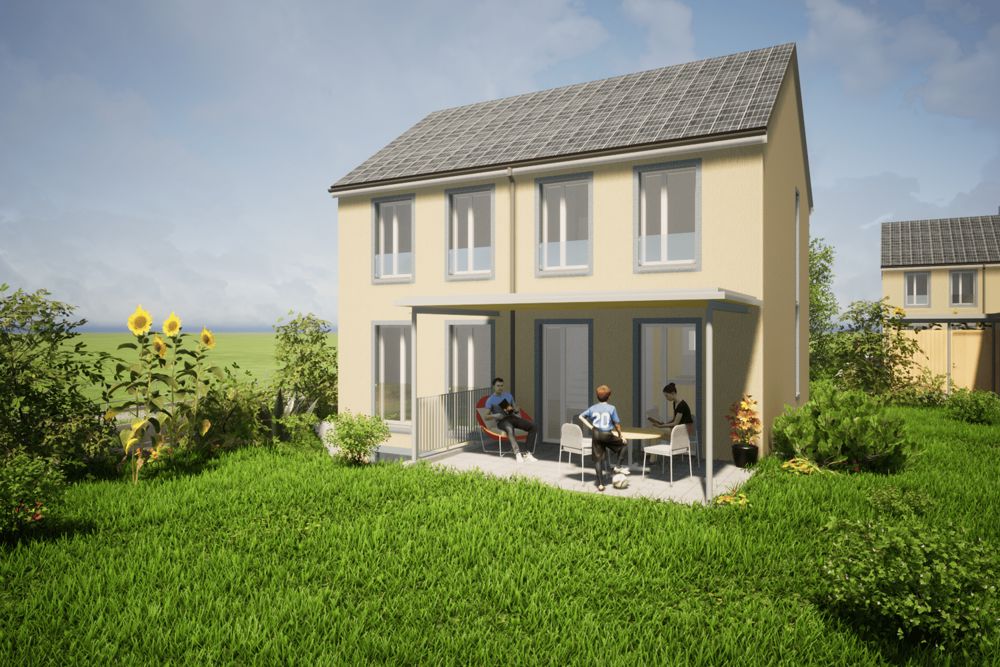 Einfamilienhaus im Grünen mit Einstellhalle und Gartenparzelle - Bild 9