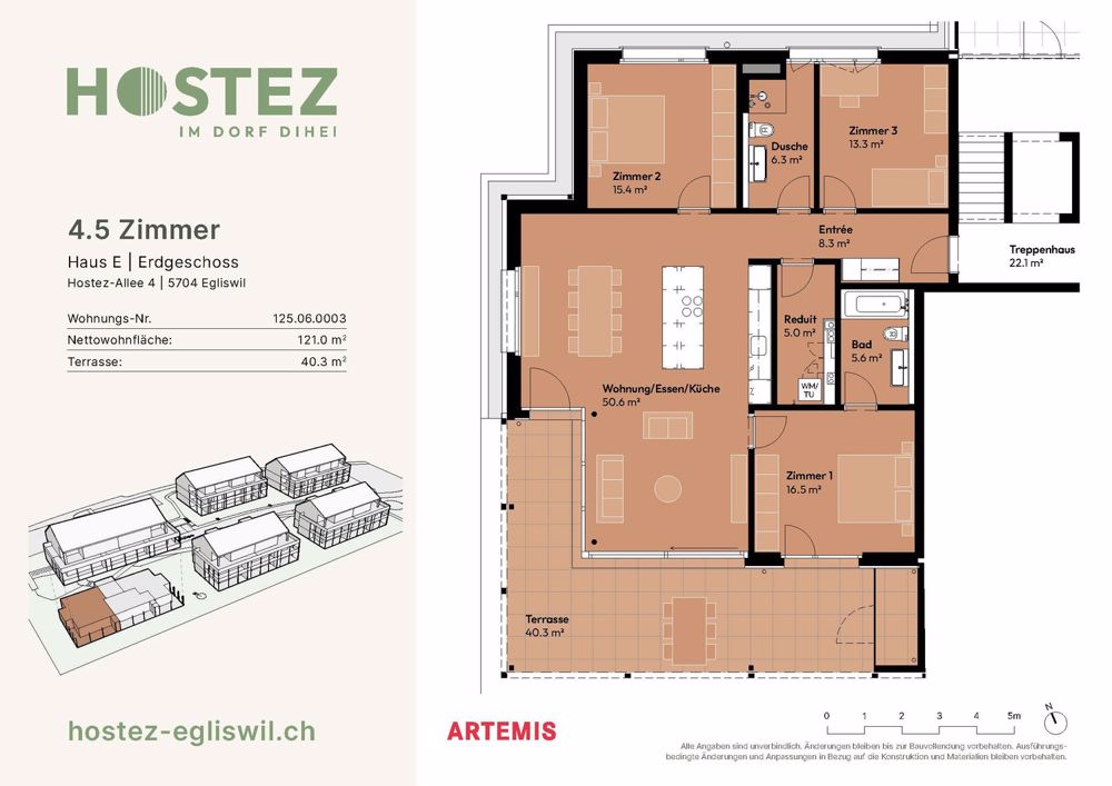 Erstvermietung Überbauung Hostez - im Dorf dihei - Bild 4