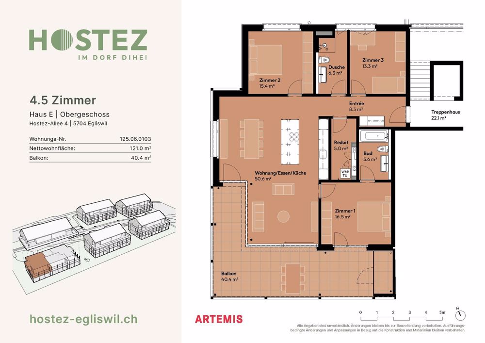 Erstvermietung Überbauung Hostez - im Dorf dihei - Bild 5