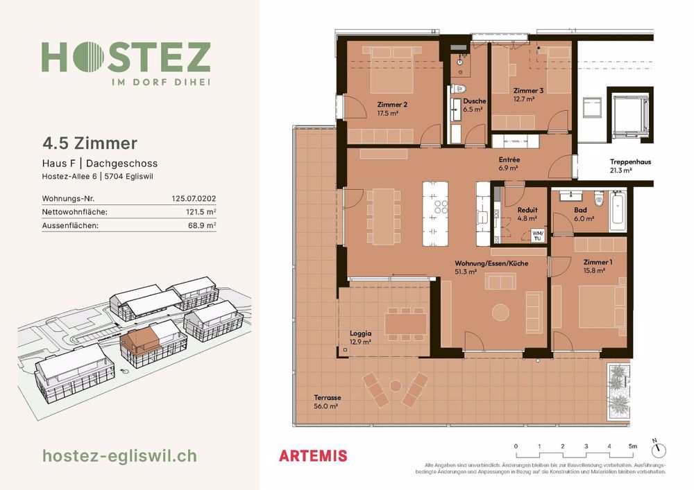 Erstvermietung Überbauung Hostez - im Dorf dihei - Bild 8