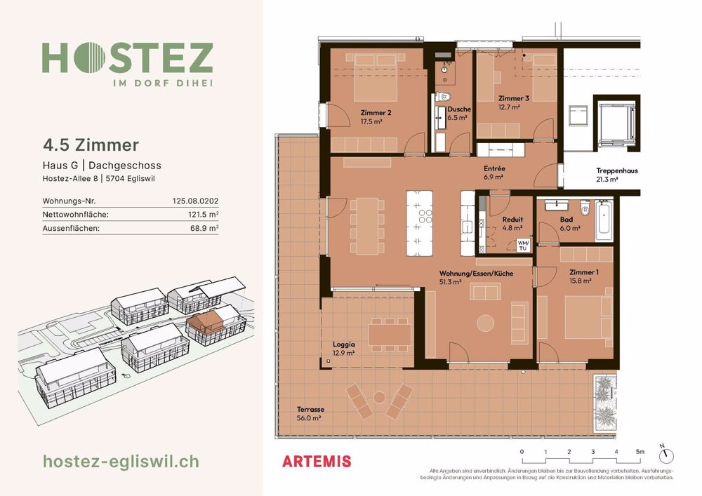 Erstvermietung Überbauung Hostez - im Dorf dihei - Bild 9