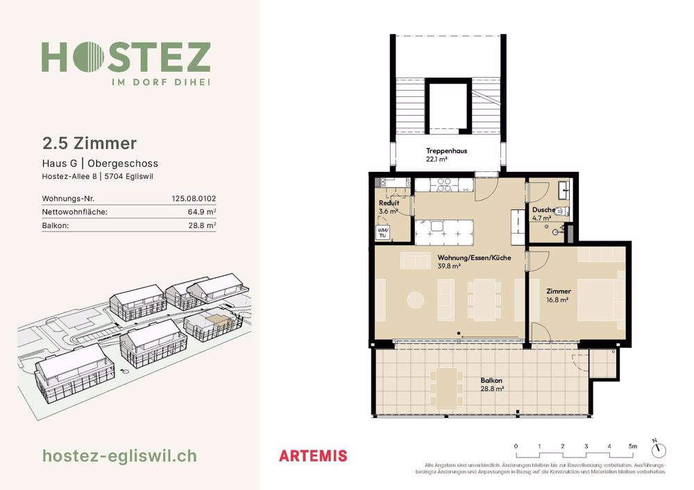Erstvermietung Überbauung Hostez - im Dorf dihei - Bild 7