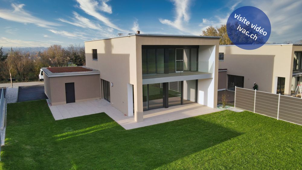 Dernière villa de 5 pces à louer à Domdidier / FR (villa D) - Vue extérieure