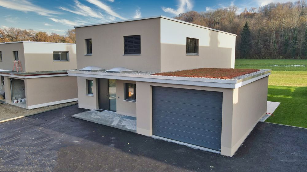 Dernière villa de 5 pces à louer à Domdidier / FR (villa D) - Vue extérieure
