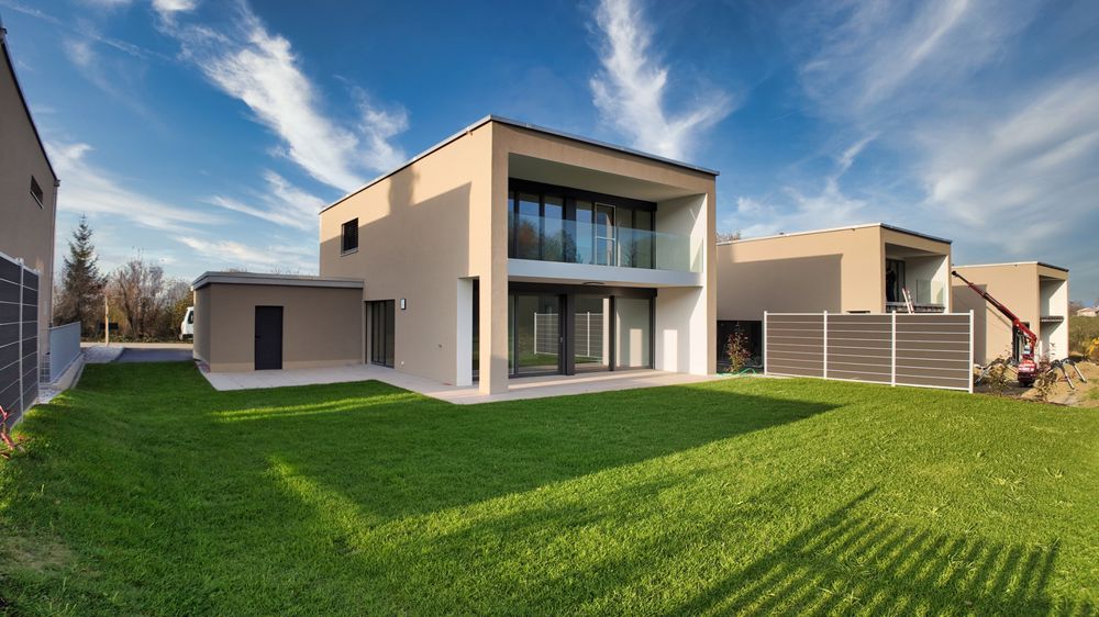 Dernière villa de 5 pces à louer à Domdidier / FR (villa D) - Vue extérieure