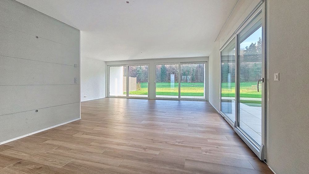 Dernière villa de 5 pces à louer à Domdidier / FR (villa D) - Séjour / salle à manger - rez