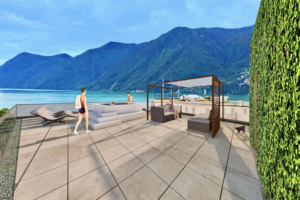 3.5-Zimmer-Wohnung in Lugano mit Seesicht zu verkaufen - Bild 2