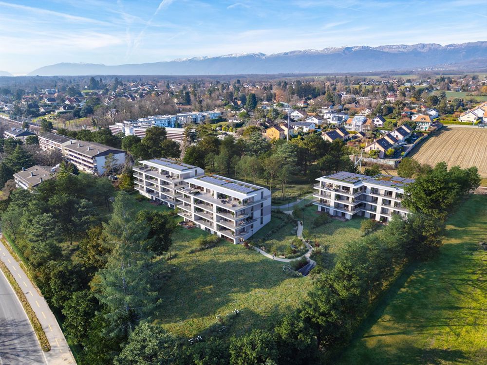 Le Parc de Staël - Coppet - Minergie P - Vue drône