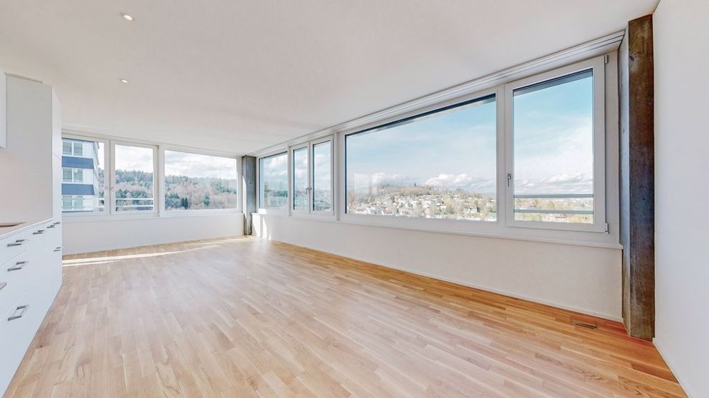 1 Monat gratis wohnen - Herausragend wohnen - Rhyfalltower - Beispielfoto Wohnzimmer