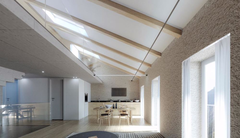 Appartamento 4.5 Locali Duplex con a Taverne - Ristrutturazione nel Centro Storico - Bild 2