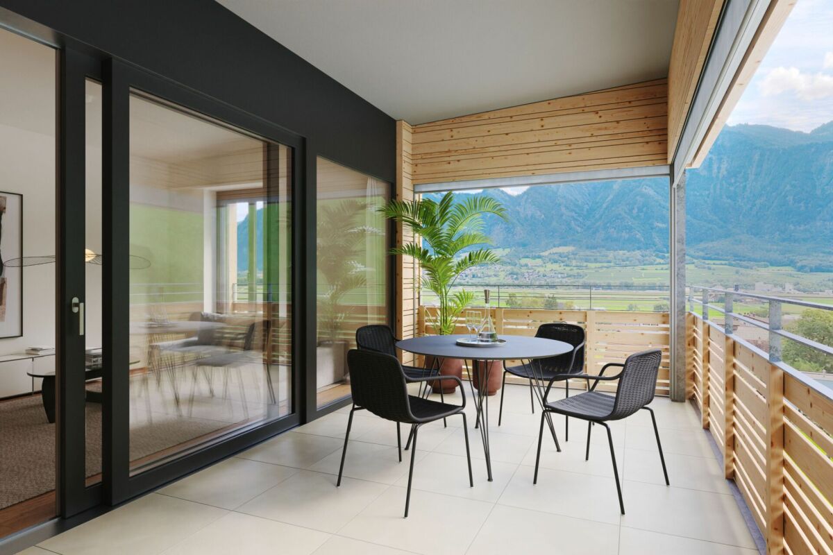 Erstbezug - 3.5 Zimmer-Wohnung - Überbauung Bawangs - Innenvisualisierung WHG D.32