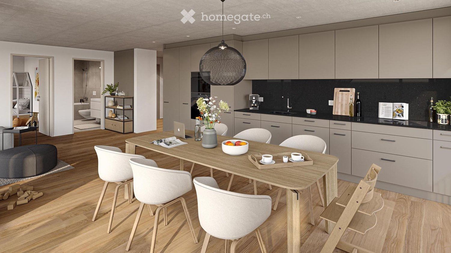 Erstbezug mit Eigentumsstandard – stilvolle 2.5-Zimmer-Wohnung an top Lage in Suhr - Bild 3