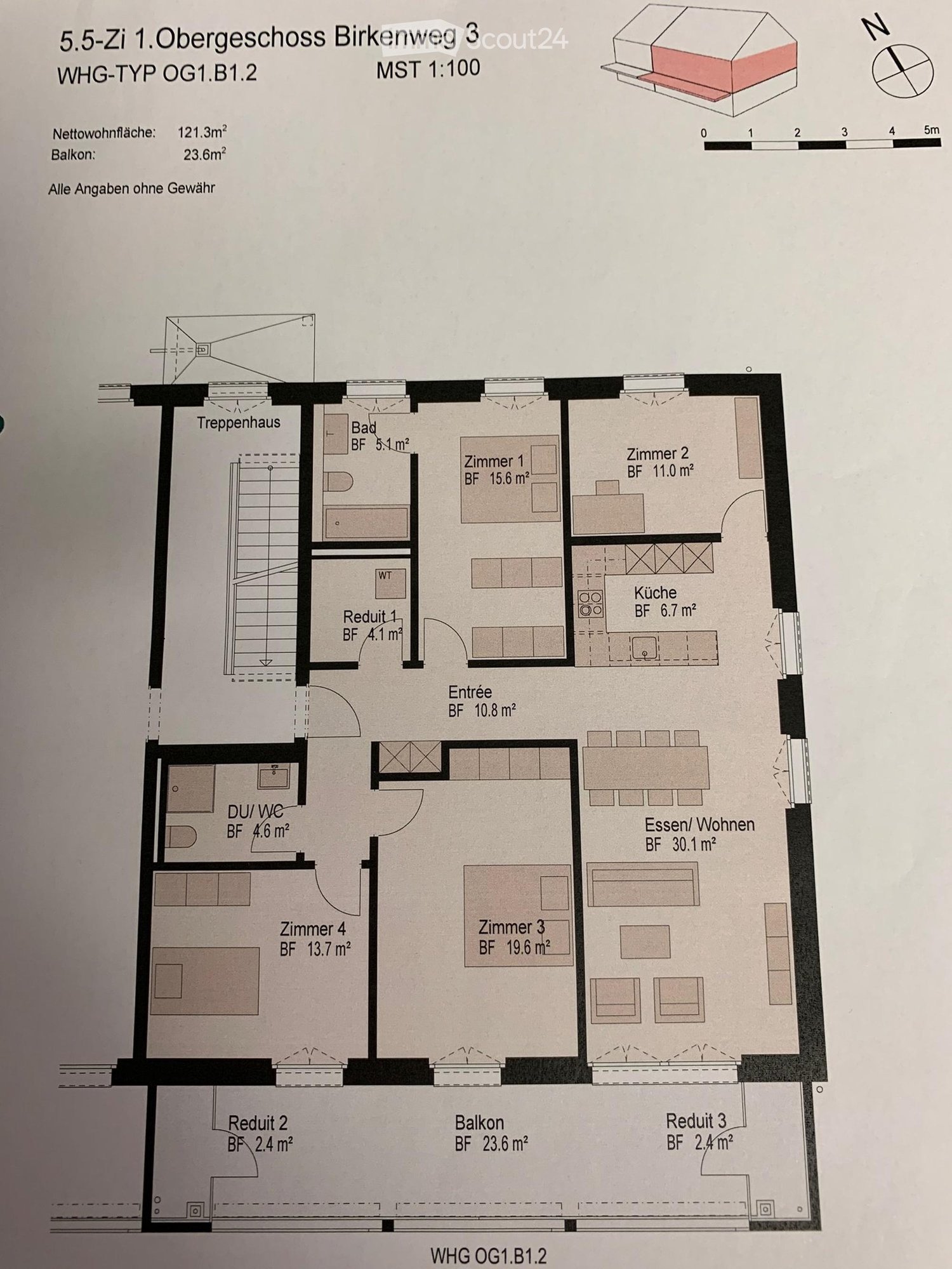Grosszügige 5.5-Zimmer-Wohnung in Rüfenach AG - Bild 10